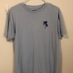 Baby blue tee shirt